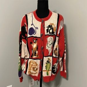 Cat cardigan